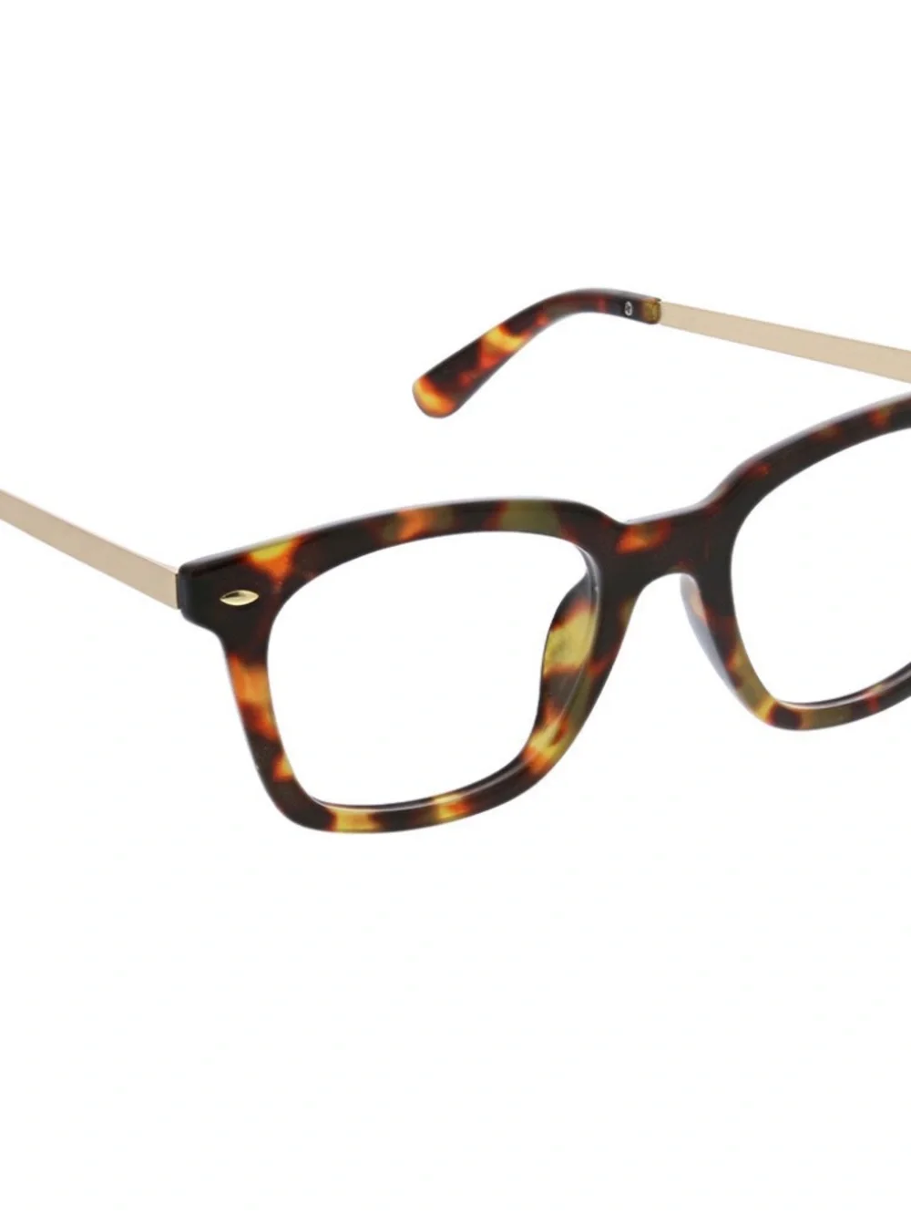 NEW Peepers Tortoise Limelight Blue Light Filtering Glasses +0.00